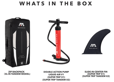 Aqua Marina 12'2 Super Trip Inflatable SUP kit 2